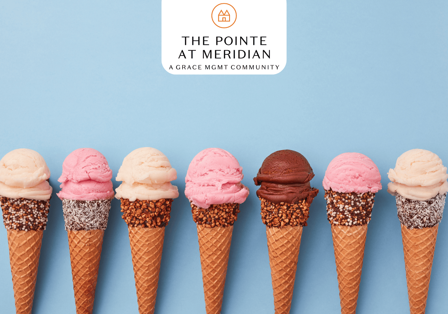 Pointe at Meridian - Ice Cream Social - Pointe at Meridian Ice Cream Cones